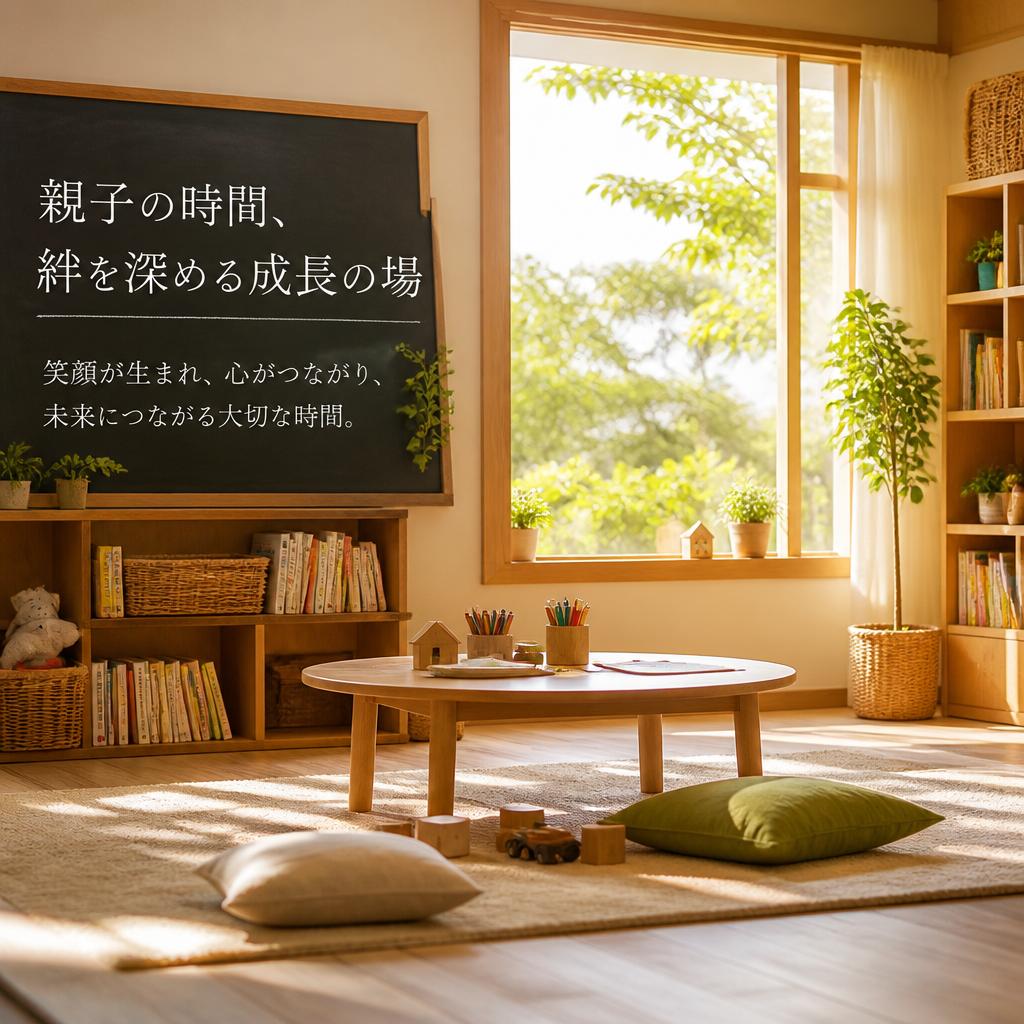 親子の時間 それは、家族の未来に繋がる 特別な時間